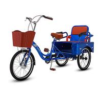 Three Wheel Bike Adult Tricycle 3 Wheel 20In Three Wheel Cruiser Bike 3 Styles Adult Bicycle Adjustable Three-Wheeled Bicycles for Seniors Women Men Cycling Pedalling