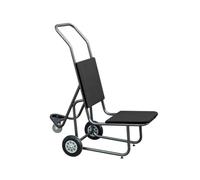 Three-wheeled dining chair cart, easy to transport and store - the ideal solution for stacking dining chairs