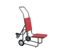 Three-wheeled dining chair cart, easy to transport and store - the ideal solution for stacking dining chairs