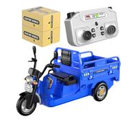 Three-Wheeled Remote Control Car, With Auto Front-Wheel Return, 14.5x5.2x7.8cm, Kids Indoor Rc Toy, Three Wheel Toy Vehicle, Exciting Light And Sound Effects, For Kid's 3+ Use