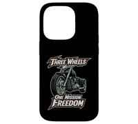 Three Wheels One Mission Freedom Trike Bike Triker Case for iPhone 14 Pro