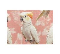 Three White Parrots Wooden Puzzle 500 Piece Jigsaw Puzzle for Adults Challenging Puzzle for Game Size 15"x20.4"