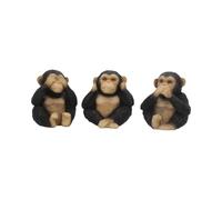 Nemesis Now Three Wise Chimps 8cm - IN STOCK