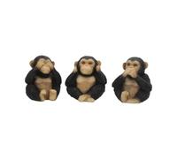 Three Wise Chimps 8cm by Nemesis Now