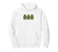 Three Wise Cthulhus Hear No Evil, See No Evil, Speak No Evil Pullover Hoodie