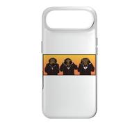 Three Wise Hipster Monkeys Hear Speak and See No Evil Case for iPhone Air