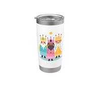 Three Wise Men Kings Day Illustration- Epiphany Cultural Art Stainless Steel Insulated Tumbler