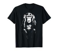 Three Wise Monkeys | Stencil Art - Hear No Evil (1 of 3) T-Shirt