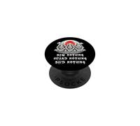 Three Wise Monkeys | Street Version Skeleton Monkey Slogans PopSockets Adhesive PopGrip