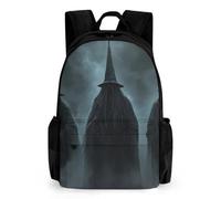 Three Witch 17" Laptop Backpacks Casual Daypacks Large Capacity Shoulder Bag for Camping Hiking Travel