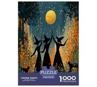 Three Witches Danced in The Bright Moonlight Rätsel Für Erwachsene || Familienspaß-Puzzles 70x50cm/1000pcs Erwachsene