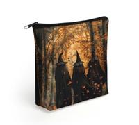 Three Witches in The Forests Witchy Makeup Bag Cosmetic Bags Wallet Purse Make Up Pouch Organizer for Women Gift