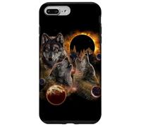 Three Wolf Under Solar Eclipse Moon Case for iPhone 7 Plus/8 Plus