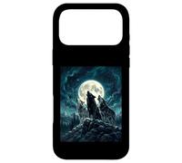 Three Wolves Howling At The Moon Realistic Wolf Pack Case for iPhone 17 Pro Max