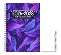 Three Year Agenda - Productivity Tracking Diary, Compact Academic Planner for Long Term Focus, Record Book with Monthly Sections, Organization System for Students Professionals Teaching Leadership