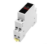 ThreeDisplay BV1R AC80 500V Voltmeter with Real Time Digital Display and DIN Rail Mounting Suitable for Various Electrical Applications