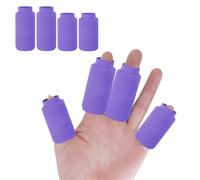 ThreeH Finger Gel Ice Pack 4 Finger Ice Sleeves Lasting Cold Compress Cold Packs for Injuries Tendonitis Gout Tendinitis Sprains,Purple