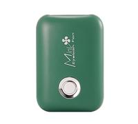 ThreeH Handheld Mini USB Fan for Eyelash Extension Home Office Travel Rechargeable Bladeless Personal Cooling Fan with 3 Speeds,Green