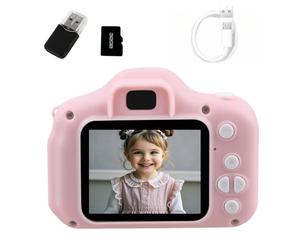 ThreeH Kids Digital Camera 48MP 8X Zoom Photography Cameras Portable Travel Mini Video Recorder with 32GB Card Lanyard for Boys Girls Teens