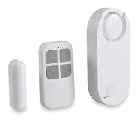 ThreeH Wireless Door Alarm Sensor with Remote Control 130 dB Anti-Theft Magnetic Siren Long Standby Low Power Warning for Home Store Garage
