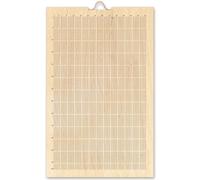Threehoney Memento Mori 4000 Weeks of My Life Calendar 16 x 10 Inches Lifetime 4000 Weeks Poster Memento Mori Wooden Calendar with Metal Hook for Motivate Yourself and Develop Good Habits