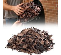 Threehoney Punching Bag Biodegradable Filler Boxing Bean Bag Filler Refill Shredded Textile Scraps Stuffing for Muay Thai Adults and More(Leather,8 lb)
