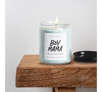 ThreeKin Scented Candles for Boy Mama, Natural Soy Wax Candles for Home, Relaxing Aromatherapy for Moms, Essential Oil Lavender Scent, Long Lasting Candle Burns for 65 Hours