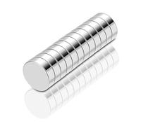 ThreeLeaves Rare Earth Magnets 100 Pcs - Neodymium Magnet, 0.3 × 0.1 Inch Small Round Strong Magnets for Crafts, DIY, 3D Printing, Home, Office & Science Projects.