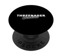 Threenager Parenting 3 Year Old Kid PopSockets Adhesive PopGrip