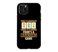 Threes A Crowd Fours A Mahjong Game Funny Mahjong Player Case for iPhone 11 Pro