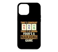 Threes A Crowd Fours A Mahjong Game Funny Mahjong Player Case for iPhone 12 Pro Max