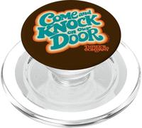 Three's Company Come And Knock On Our Door Retro Typography PopSockets PopGrip for MagSafe