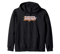 Three's Company Logo Officially Licensed Zip Hoodie