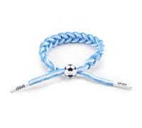 Threetols Argentina National Team Colors Soccer Braided Bracelet for Fans, Adjustable Handmade Friendship Bracelet for Men Women, Game Day Accessory, Athletic Fan Gear, Soccer Lovers Gift