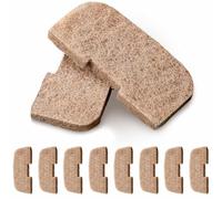 Threlaco 10 Pack Compatible with Fluval 106/206/107/207 Ammonia Remover Pads, Aquarium Canister Filter Media Replacement Pads for Fish Tank