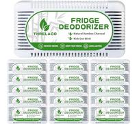 Threlaco 15 Pack Refrigerator Deodorizer Activated Charcoal Fridge Deodorizer Odor Eliminator for Refrigerators Wardrobe Closet Car Coolers and Basement