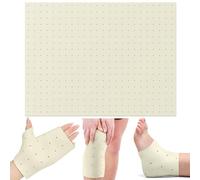 Threlaco Splinting Material Sheet 1/8" Width, 18" Length, 24" Height 1% Perforated Single Sheet Splinting Material Thermoplastic Sheet for Novice and Experienced Splinters, Beige