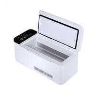 THREMA 6-8 Hours Endurance Insulin Cooler, Mini Medicine Refrigerator with 1 Rechargeable Battery, Hot and Cold Dual Control, 35.6-68 ℉ Precise Temperature Control, for Storage Diabetic Medicine