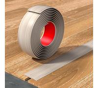 Threshold Edging Trim W:4,5,7.6cm Self Adhesive Floor Transition Strip for Bridging Gaps Between Floors Or Wood and Tiles Vinyl Flexible Flooring Cover Strips(Light Gray,100 * 4cm)