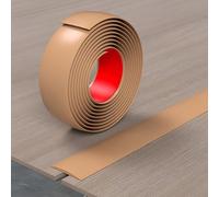 Threshold Edging Trim W:4,5,7.6cm Self Adhesive Floor Transition Strip for Bridging Gaps Between Floors Or Wood and Tiles Vinyl Flexible Flooring Cover Strips(Tan,100 * 4cm)