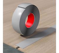 Threshold Edging Trim W:4,5,7.6cm Self Adhesive Floor Transition Strip for Bridging Gaps Between Floors Or Wood and Tiles Vinyl Flexible Flooring Cover Strips(Grey,100 * 4cm)