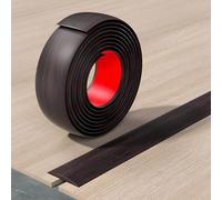 Threshold Edging Trim W:4,5,7.6cm Self Adhesive Floor Transition Strip for Bridging Gaps Between Floors Or Wood and Tiles Vinyl Flexible Flooring Cover Strips(Brown,100 * 5cm)