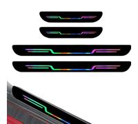 Threshold Protector - 60x7cm Carbon Fiber Texture Threshold Protector Colorful 4X Car Scratch Protection Stickers for Vehicle Protection, Decoration, Trucks, Steps |