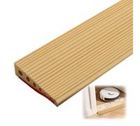 Threshold Ramp 100 x 10 x 2.5 cm, Non-Slip Surface, Rubber Ramp, Threshold Ramp for Wheelchair, Pram, Walker or E-Scooter, Goose Yellow, 2.5 cm