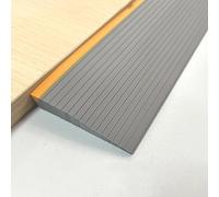 Threshold Ramp, 1m Self-Adhesive Indoor Non-Slip Wheelchair Ramp, 1/1.5cm Height Silicone Sweeping Robot Ramp, Portable Kerb Ramp Step Mat for Bathroom, Home (Yellow+Grey, 5x1cm)