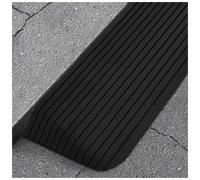 Threshold Ramp Black Rubber 110x41x5cm Non-Slip 5T Load Curb Ramp Aid Wheelchair