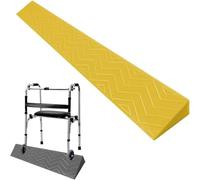 Threshold Ramp - Cuttable Flexible Wheelchair Ramp for Doorways and Driveways, Indoor Use, Lightweight Design, 100cm x 12cm x 3.5cm