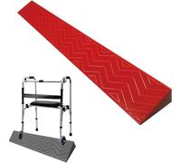 Threshold Ramp - Cuttable Flexible Wheelchair Ramp for Doorways and Driveways, Indoor Use, Lightweight Design, 100cm x 12cm x 3.5cm