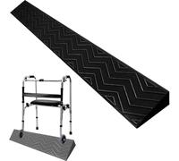 Threshold Ramp - Cuttable Flexible Wheelchair Ramp for Doorways and Driveways, Indoor Use, Lightweight Design, 100cm x 12cm x 3.5cm