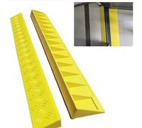 Threshold Ramp, Entry Ramp Indoor Outdoor Doorway Curb Mat, Lightweight Loading Ramp Cushion with Non-Slip for Smooth Access